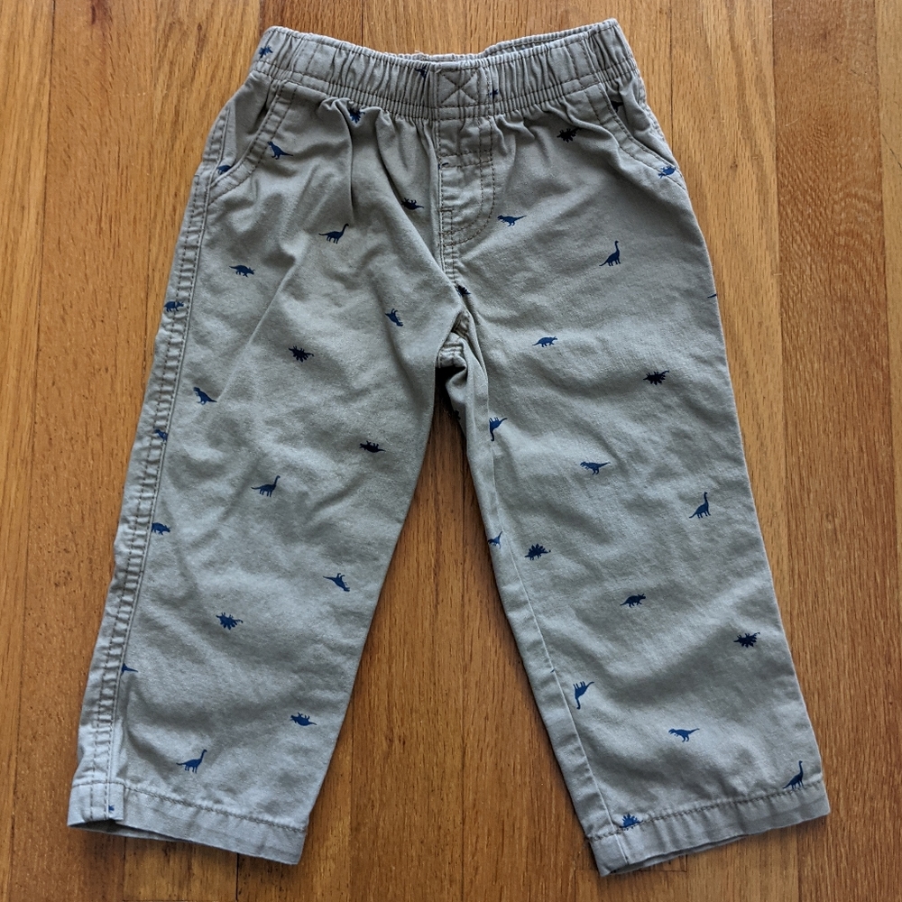 Last call April 16! Dinosaur Khaki Mini Dino Pants Carter's Kids 18 Months
